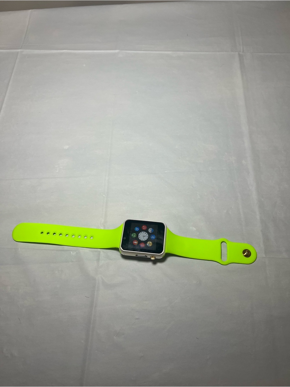 SLIDE SW200 Smartwatch Lime Green Silicone Band SIM Card & Bluetooth Compatible